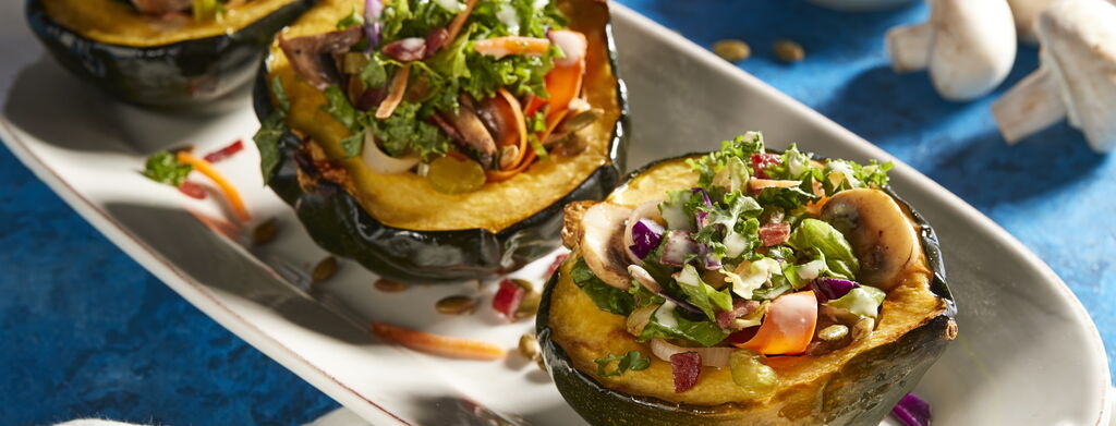 Roasted Stuffed Acorn Squash