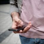 person with smartphone