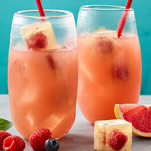 Pink grapefruit iced tea