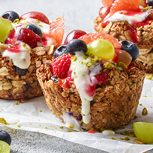 Grape and granola cups