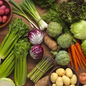 a bunch of colorful vegetables on a table