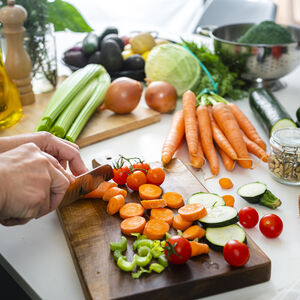 Vegetables on a cutting board