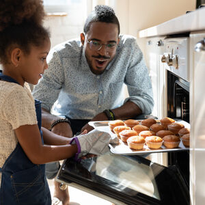 Child baking