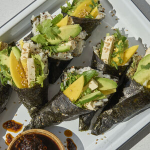 Mango Avocado Hand Rolls