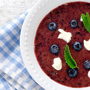 warm berry soup