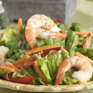 Chopped Romaine_Shrimp Salad_full plate_10028