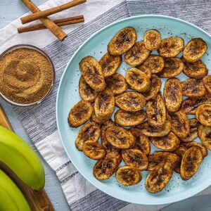 Dole air fryer cinnamon sugar banana chips