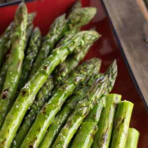 Grilled Asparagus with Lemon Mustard Sauce