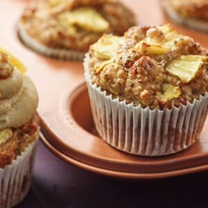 Muffin ananas e noci