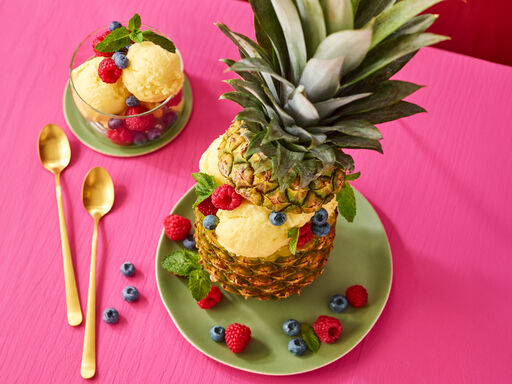 Sorbetto all'ananas