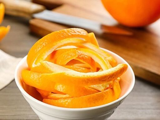 orange peels