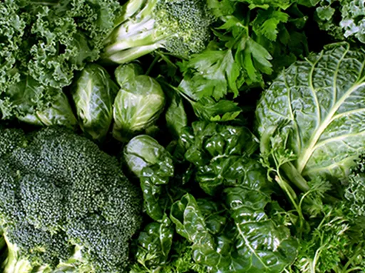 Verdure a foglia verde, aiuto per il fegato