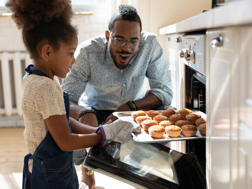 Child baking