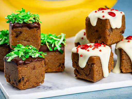 Banana Bread Cake Cubes