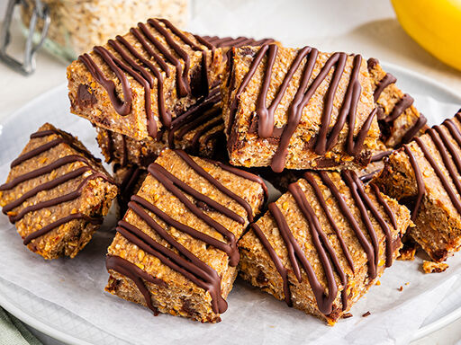 Samoa Oatmeal Breakfast Bars