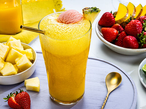 Tropical Kombucha Float