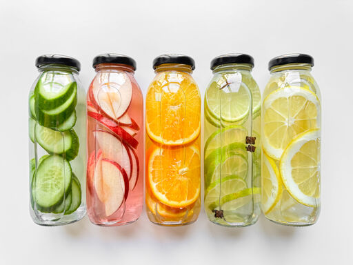 Bottles of Fruit