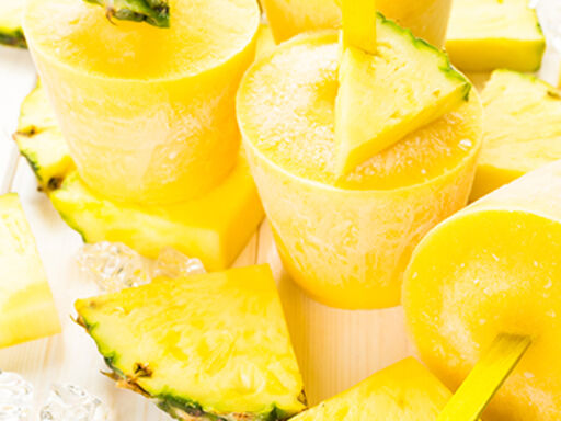 DOLE Pineapple ice pops recipe