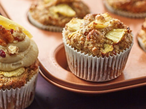 Muffin ananas e noci