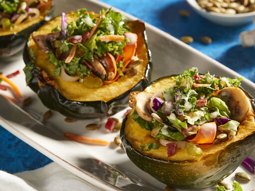 Roasted Stuffed Acorn Squash