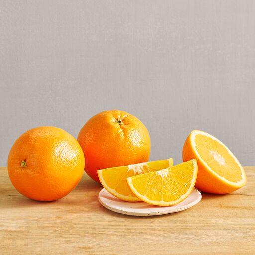 orange sliced