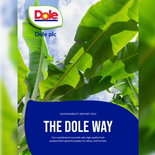 Dole Sustainability report 2023 cover