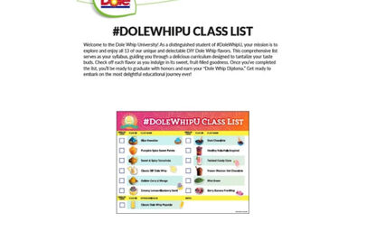 DoleWhip®U Class List