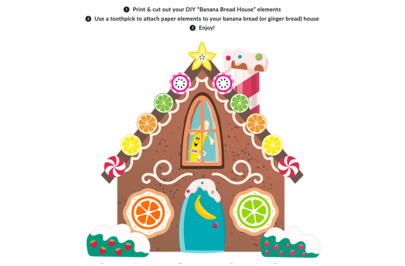 Dole's Create Your Own: Banana Bread House digital download
