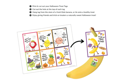Dole's DIY Halloween Treat Tags digital download