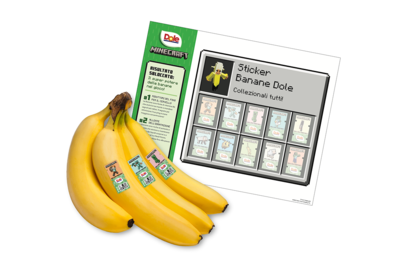 Adesivo Dole Banana da staccare e giocare