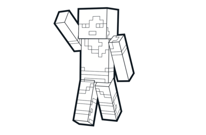 Dole Minecraft Campaign coloring sheets