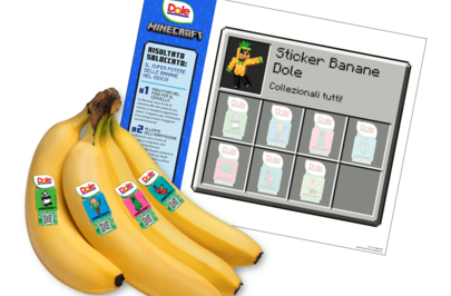 Banana Sticker Peel & Play collezione