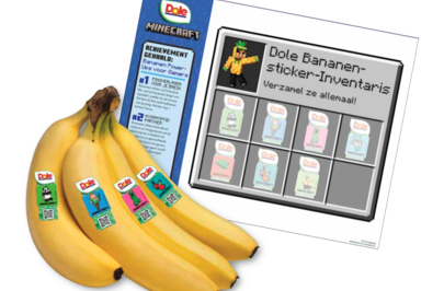 Dole Bananen-Sticker-Inventaris