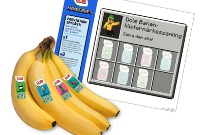 Banana Sticker Peel & Play Booklet