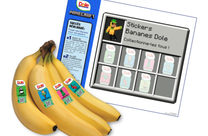Stickers Bananes Dole